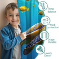 thumbnail image 3 of Blackout Kids Curtains,Sea Turtle Sjellyfish Childrens Insulated Curtains Set Of 2,Bedroom Essentials,Toddler Room Decor 52x84in(132x213cm), 3 of 4