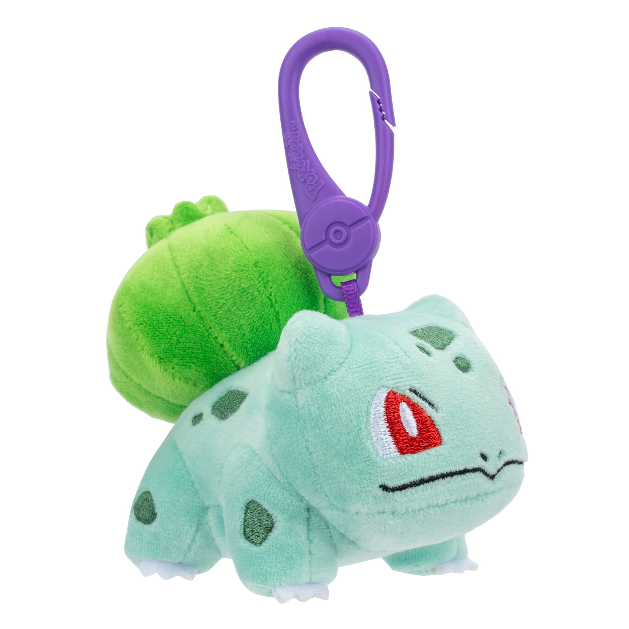 Pokemon Bulbasaur Clip-On Plush - 3.5-Inch Travel Ready Plush with Plastic Clip