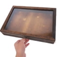 thumbnail image 5 of TOYMYTOY Wooden Specimen Display Box with Clear Acrylic Lid for Storing Jewelry Crafts in Coffee Color 6.5 x 4.5 x 3 Inches, 5 of 7