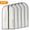 Black-24 x 55 inch, variant on 5 Pcs Hanging Garment Bags Lightweight Suit Bags 24 x 40 inch PEVA Garment Covers Clear Garment Bags Full Zipper Breathable Clothes Protectors for Closet Storage Black Side