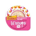 thumbnail image 1 of Friskies Lil' Soups au saumon rouge dans un bouillon de poulet velouté, Gâteries pour Chats 34 g, 1 of 19