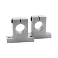 thumbnail image 1 of Othmro 2pcs SK25 Aluminum Linear Motion Rail Clamping Rod Rail Guide Support for 25 mm Diameter Shaft, 1 of 4