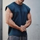 thumbnail image 2 of Playeras Cuello V Para Hombre, Camiseta Sin Mangas De Gimnasio Para Culturismo, Camiseta De Entrenamiento Con Corte Muscular, Camiseta Sin Mangas De Fitness, 2 of 6