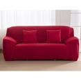 thumbnail image 1 of Super Stretch Sofa Slipcover, Elastic Solid Color Anti-Slip Design For 2-Seater Couch, Durable Practical Protection Against Stains, Dust, Wear, Sunlight Fading, Ideal For Homes, 1 of 5