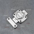 thumbnail image 2 of Silver Anti-Theft Sliding Bolt Lock for Cabinets, Wardrobes, and Garden Doors with 6 Screws, 2 of 5
