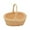 Beige, variant on Rattan Storage Baskets, Wicker Baskets for Organizing, Hand Woven Fruit Basket, Decorative Baskets for Kitchen Counter, Living Room, Bathroom, 1 Pcs, 7.87x6.69x2.95"
