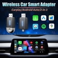 thumbnail image 3 of PL6 2 In 1 USB/Type-C Wireless CarPlay Adapter for Wired CarPlay Android Auto Conversion Box, 3 of 5