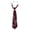 #02-Brick Red, variant on Tie for Women Girls Pre-Tied Womens Tie with Metal Chain Accessories Adjustable Necktie for School Shirt
