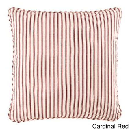 Sure Fit Ticking Stripe 18-inch Decorative Pillow Blue - Walmart.com