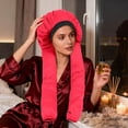 thumbnail image 2 of TIEVOSA Bonnet for Sleeping 2 In 1 Long Braids ，Bonnet for Braids， Reduce Friction Frizz Black, 2 of 6