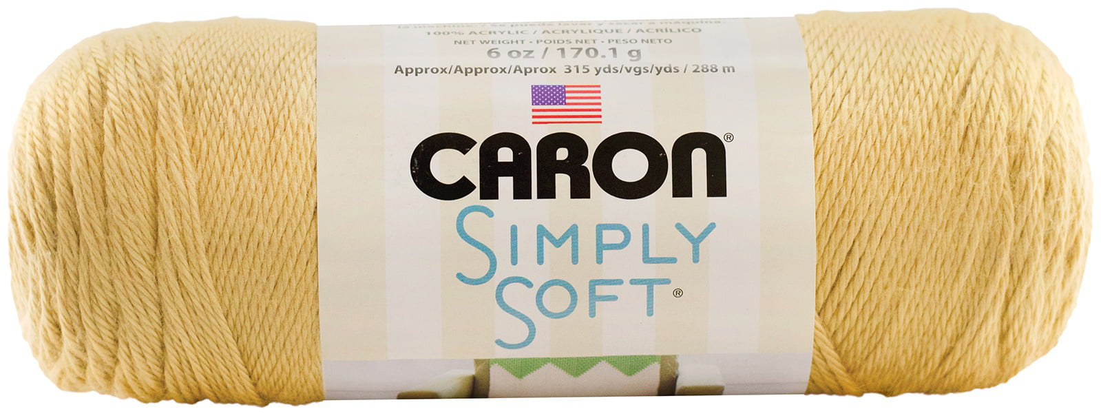 2-pack Autumn Maize Caron Simply Soft Yarn Solids Bulk Buy