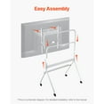 thumbnail image 5 of KFFKFF Mobile Television Stand, Rolling TV Base for 35-100 Inch LED/LCD/OLED Flat/Curved Screens, TV Stand with Casters Supporting up to 198 lbs for Living Space, Bedroom, Workspace, 5 of 9