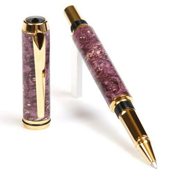 Baron Rollerball Pen - Purple Box Elder