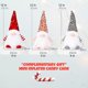 thumbnail image 5 of Decoraciones navideñas para chimenea, sombrero de lentejuelas de felpa sueco hecho a mano de 12 ", decoración para mesa de noche, 3 uds., 5 of 5