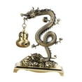 thumbnail image 3 of Dualoai Chinese Burner ,Tabletop Aroma Diffuser Decorative Dragon Themed Hanging Bronze, 3 of 9