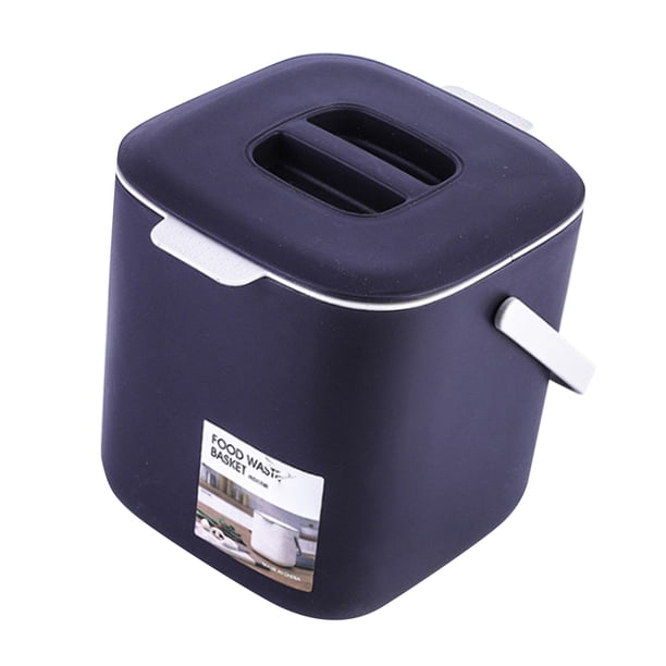 Pequeño cubo de basura de alimentos, cubo de basura de escritorio, cubo de basura de escritorio desmontable, cubo de basura con tapa, resultados impresionantes Jadeshay A