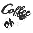thumbnail image 2 of Metal Hanging Coffee Bar Wall Sign Pot Head Hanging Sign But First Coffee Metal Sign Coffee Station Letter Sign Coffee, 2 of 6