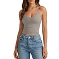 thumbnail image 3 of MuXiKeJi Clothes Womens Tank Tops Sexy Halter Neck Going Out Tops Summer 2026 Trendy Backless Workout Shirts Sleeveless Y2k Clothes, 3 of 8