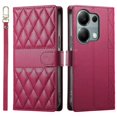 thumbnail image 1 of For Xiaomi Redmi Note 13 Pro 4G Poco M6 Pro 4G Case Rhombus Stitching Wallet Stand Leather Phone Cov, 1 of 5