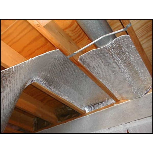 1000sqft NASA 1/8 Perf Reflective Foam Core crawl space basement