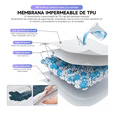 thumbnail image 2 of Cubre Colchón Impermeable Matrimonial Fundas Para Cama Xtellar blanco, 2 of 4