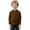 Coffee, variant on QUOTAY Classic Solid Color Zip Up Sweater Hoodie with Pockets for Girls and Boys Comfortable Casual Knit Cardigan Jacket Outerwear for Kids Sizes 3-10 Years Blue,10-11Years