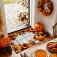 thumbnail image 4 of Fall Pumpkin Maple Leaves Floor Mat – Halloween Thanksgiving Decorative Rug for Entrance, Porch, Bathroom & Kitchen, 4 of 6