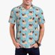 thumbnail image 1 of Fotbe Funny Cartoon Pugs Camiseta Polo de Golf para Hombre con Estampado – Camisa Deportiva Transpirable con Cuello Abotonado-Large, 1 of 6