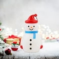 thumbnail image 4 of Christmas Snowman Light Rechargeable LED Night Light Colorful Led Lights Rechargeable Christmas Lamp Novelty Cute Silicone Touch Bedside Lamp for Bedroom Dorm Decor Christmas Gift, 4 of 6