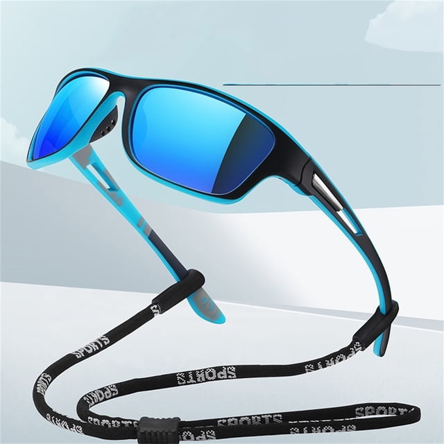 Ganfancp Gafas de Sol Deportivas para Hombre con Lente Antirreflejante Polarizada Ofertas y Liquidaciones 1*Gafas 1*Correa