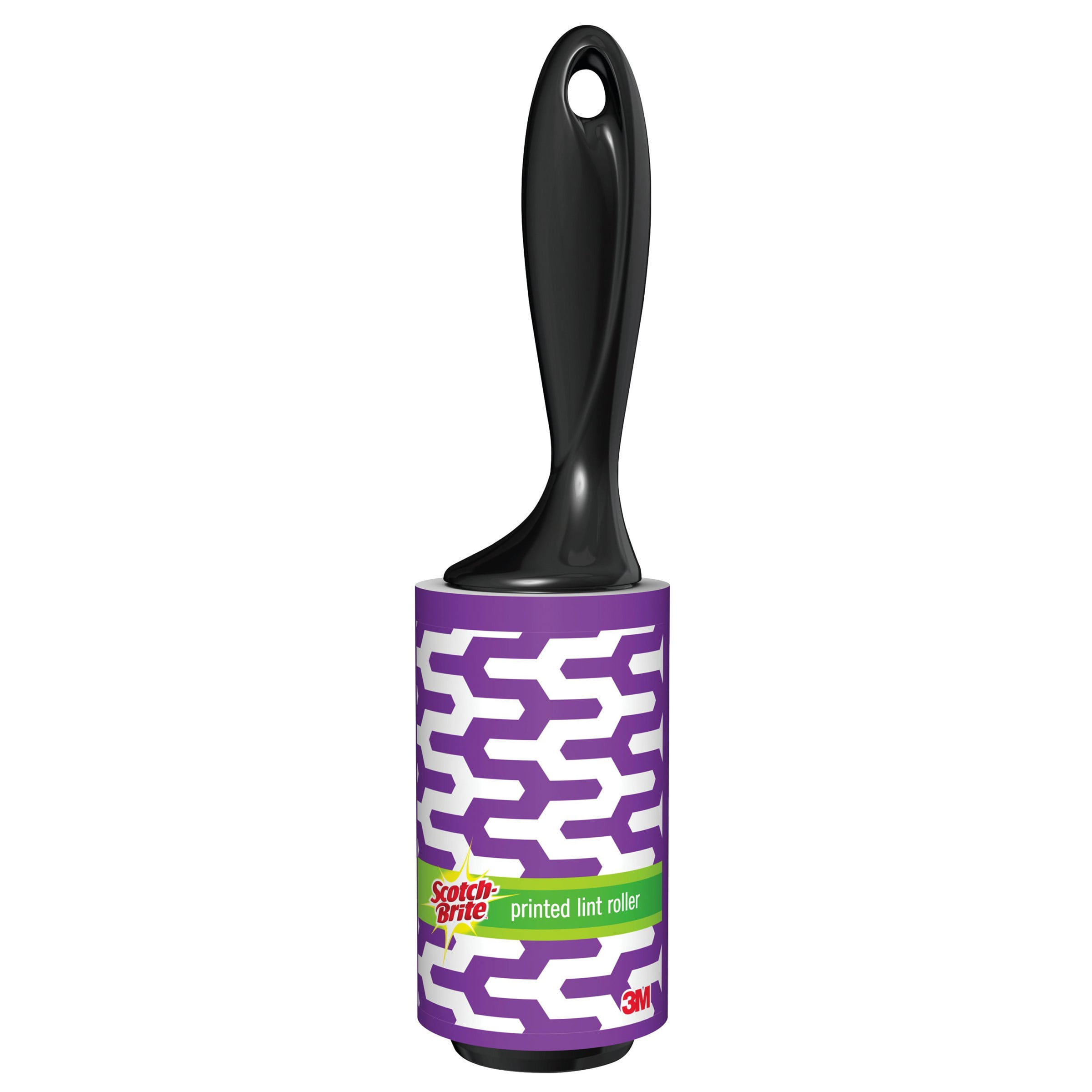 Scotch Brite Printed Lint Roller, Violet, 48 Sheets, 1 Ct