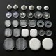 thumbnail image 3 of 100 Uds. Almohadillas transparentes para pendientes, almohadillas cómodas de silicona para pendientes, Clips en pendientes, 3 of 4
