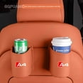 thumbnail image 3 of For Audi A4 Car Door Cup Holder Leather Automotive Drink Rack Storage Bin Auto Back Seat Cup Holder Organizer For Car Interior Accessories, 3 of 11