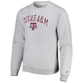 thumbnail image 2 of Men's League Collegiate Wear Gray Texas A&M Aggies 1965 Arch Essential Lightweight Pullover Sweatshirt, 2 of 3