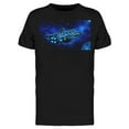 thumbnail image 1 of Spaceship Traveling In Space T-Shirt Men -Image by Shutterstock, Male x-Large, 1 of 2