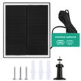 thumbnail image 4 of Mistaha Monocrystalline Silicon Solar Panel with 10W 5V Type-C Output, 360° Rotation, 90° Tilt, IP65 Waterproof, 22%-24% Efficiency - Black, 4 of 6