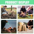 thumbnail image 5 of Camping Briquette Hook Fire Poker for Pit Outdoor Tools Fireplace Comfortable Plastic Iron, 5 of 6