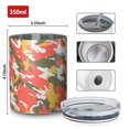 thumbnail image 4 of Camouflage 12oz Stainless Steel Coffee Mug – Double-Wall Insulated Cup with Spill-Resistant Lid, 360° Full-Print Design, Keeps Drinks Hot & Cold for Home, Office, Travel, Thanksgiving,Christmas, 4 of 5