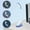 Blue, variant on Rechargeable Book Reading Light, LED Book Light For Reading In Bed - Eye Caring Adjustabl Brightness 3 Color Temperatures 20 Hours Runtime, USB Reading Light