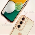 thumbnail image 2 of Samsung Galaxy A14 5G Case Love Heart 6D Plating Electroplate Luxury Elegant Case Camera Protector Soft TPU Shockproof Protective Corner Back Cover -White, 2 of 10