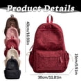 thumbnail image 3 of Leopard Print Backpack College Backpack Travel Backpack Backpack For College Laptop Backpack Work Backpack Backpack For Women Cute Backpack, 3 of 5