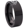 thumbnail image 6 of Wolf and Tree of Life Tungsten Carbide Ring, 6 of 9