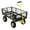 As the picture, variant on Anvazise 880lbs Capacity Garden Cart, Heavy Duty Mesh Metal Utility Wagon with Flat-Free Tires, Removable Sides, Flexible Handle Yard Cart (Yellow)