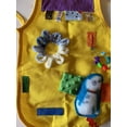 thumbnail image 3 of Child Fidget Apron for sensory fun, stimulation apron, tactile, washable, 3 of 3
