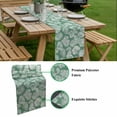 thumbnail image 5 of Ocean Conch Table Runner - 60 Inch Long, Kitchen Dining Table Runner Dresser Scarves, Coastal Green Shell Summer Beach Farmhouse Decor for Coffee Tables Wedding Party Banquet, 5 of 8
