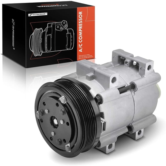 A-Premium Air Conditioner AC Compressor with Clutch Compatible with Ford Focus 2.0L 2003-2004, Mercury Sable 3.0L 1996-2000