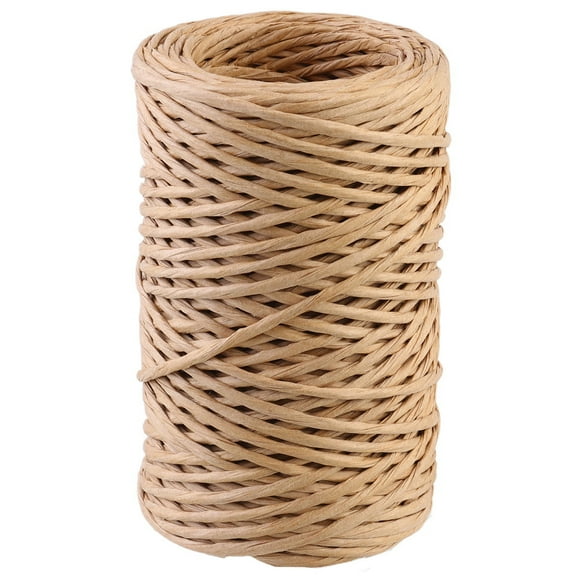 KAKOWELY Corde de Reliure Florale 1 Rouleau 50M Long Art Floral Corde en Fil de Fer pour Emballage Cadeau Jardinage Corde de Enroulement Fraîche pour Rangement (Couleur Bûche)