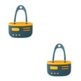 thumbnail image 3 of Monstrate Soportes de almacenamiento de cocina y estante de cesta elegante Organizadores de soportes de cocina - Cesta multifunción Amarillo amarillo azul oscuro 2piezas, 3 of 6