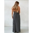 thumbnail image 2 of Audrey Polka V-Neck Maxi Dress, 2 of 6