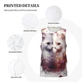 thumbnail image 3 of Naloa White Red Cat Couple Basketball Jersey Reversible Men's Mesh Athletic Sports Shirts Training Practice S-4XLSmall, 3 of 6